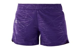 SALOMON PANTALN CORTO TRAIL RUNNER MORADO MUJER 40111800