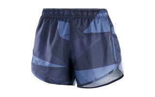 SALOMON PANTALN CORTO AGILE SHORT AZUL MUJER 40128400