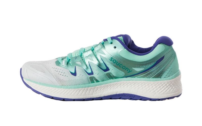 Saucony Triumph ISO 4 White Blue Women Shock absorption and return