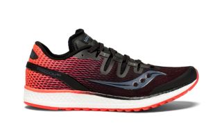 SAUCONY FREEDOM ISO MUJER NEGRO ROJO S10355-7