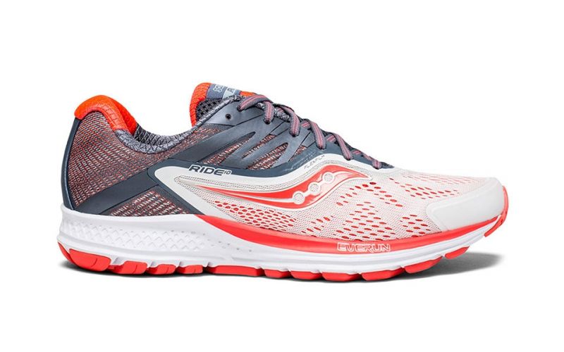 saucony ride 8 mujer naranja