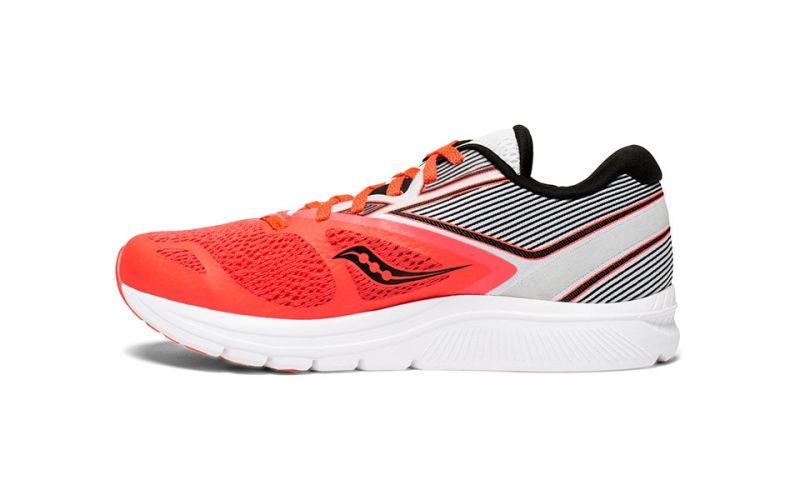 saucony kinvara 9 orange red black