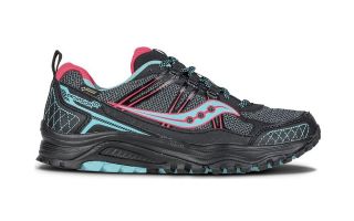 SAUCONY EXCURSION TR 10 GTX NEGRO CORAL AZUL MUJER S15304-1