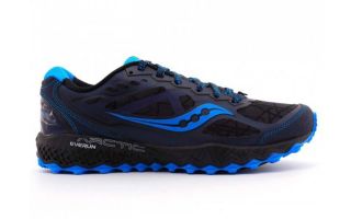 SAUCONY PEREGRINE 6 ICE+ GRIS NEGRO AZUL S203442F17