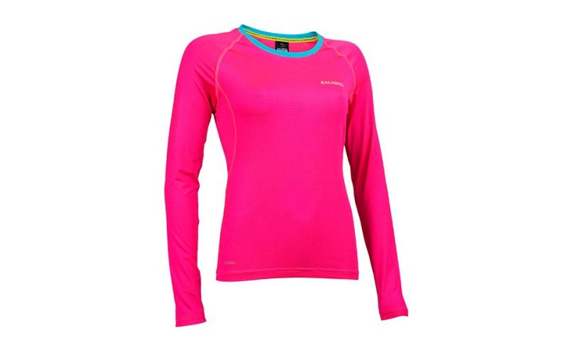 Salming Balance Long Sleeve Tee Mujer Fucsia 1278667-5151 - Farbe: Eu LGröße: DAMEN- Erzeugniscode: