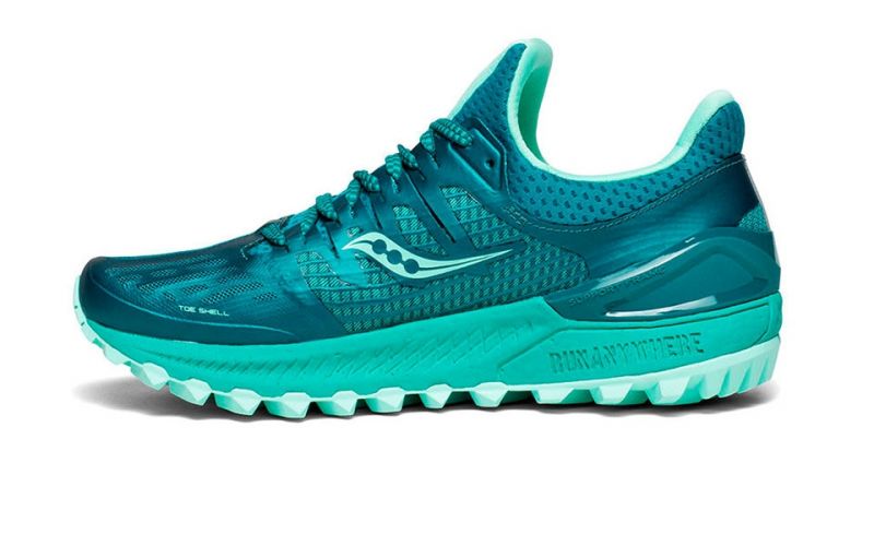 Saucony XODUS ISO 3 Azul Turquesa Mujer 1000% EVERUN |