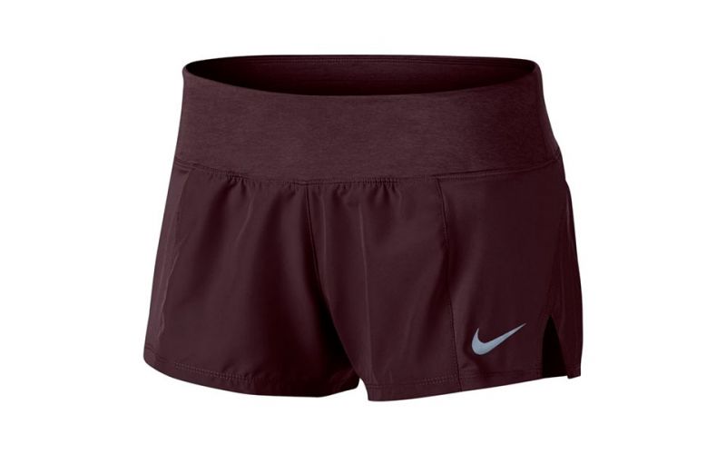 Short Nike Dry Crew 2 mujer burdeos rojo - Te harÃ¡n sentir ligera y comoda