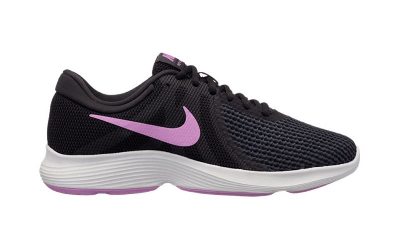 NIKE REVOLUTION 4 NERO FUCSIA, MASSIMA COMODITÀ
