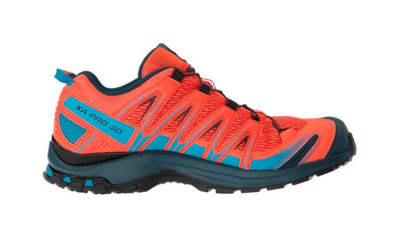 Salomon XA Pro 3D naranja azul - estabilidad y confort