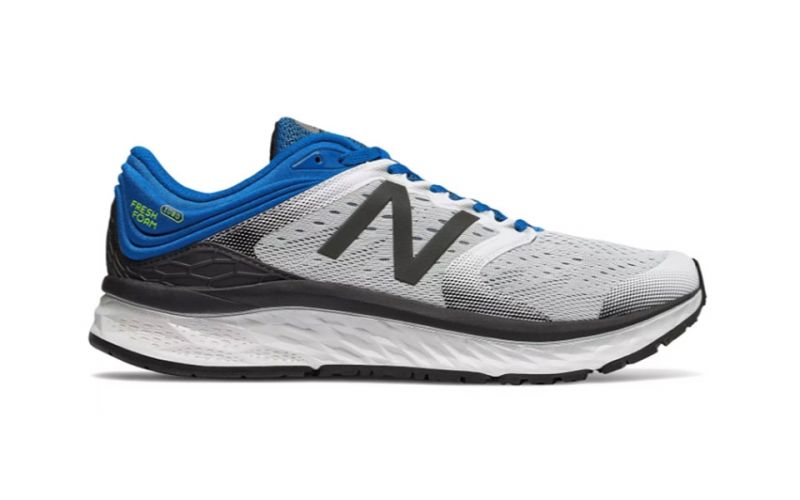 New balance fresh foam clearance 1080 v8 blanco azul