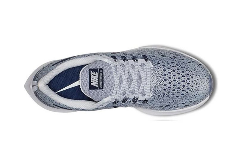 air zoom pegasus 35 - men's grey/thunder blue/diffused blue