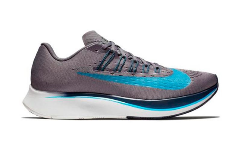 Nike zoom fly Gris Azul - Mejor sujeción y