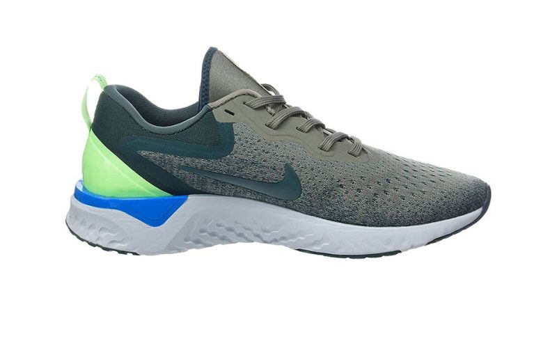 cómo utilizar Misión Preferencia Nike Odyssey React Gris Verde - Alta transpirabilidad