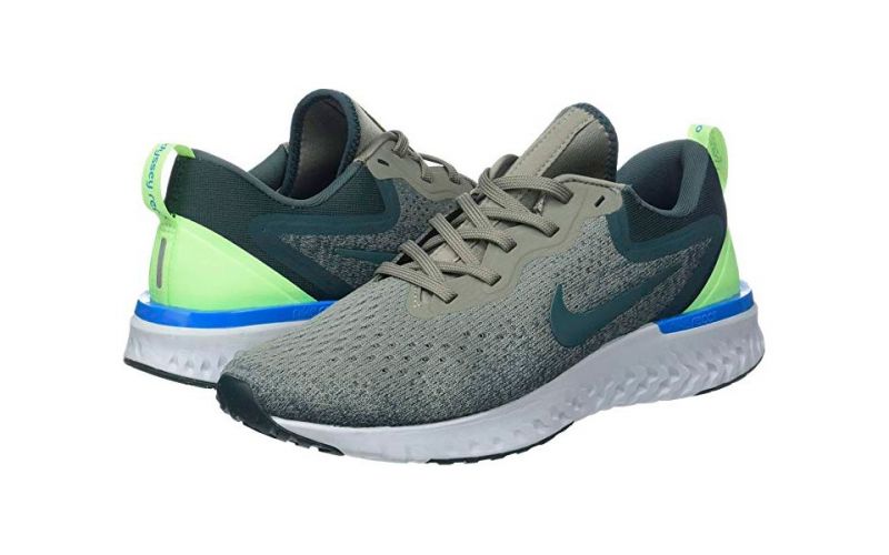 cómo utilizar Misión Preferencia Nike Odyssey React Gris Verde - Alta transpirabilidad