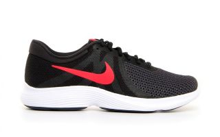 Nike Revolution 4 Negro Rojo - Zapatillas Nike de Hombre