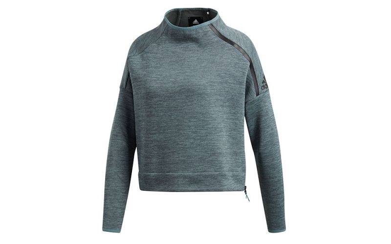 Sudadera Zne Crew Mujer Gris