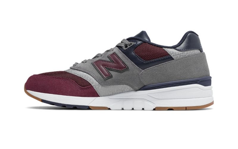 new balance 597 marine rouge