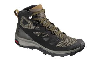 SALOMON OUTLINE MID GTX NEGRO VERDE L40476300