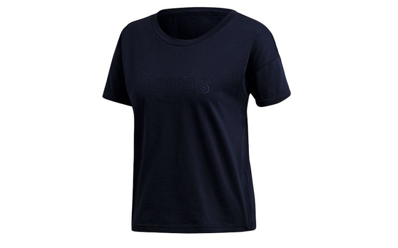 Camiseta Adidas Essentials Azul Marino Mujer