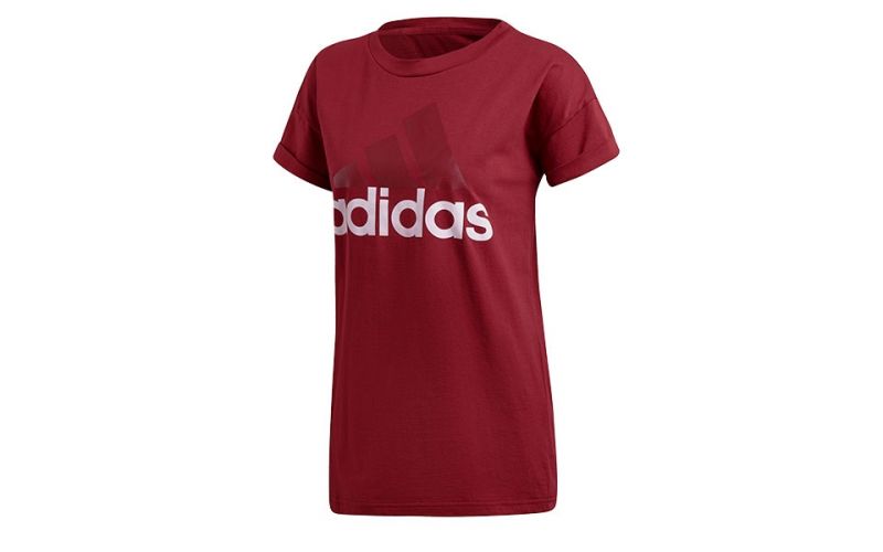 T-shirt Essentials Linear Loose Tee Rouge Femme