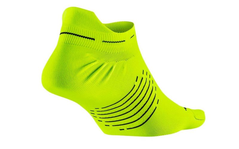 Nike Elite Lightweight fluor green black socks
