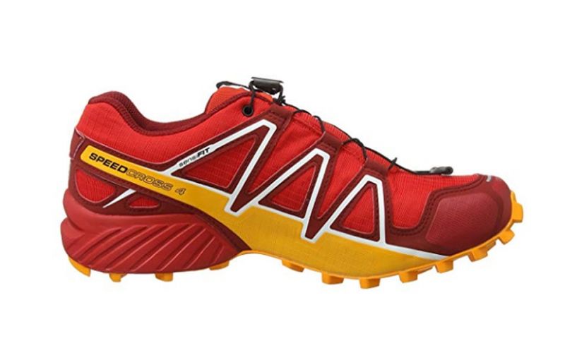 Salomon Speedcross GTX Rojo Naranja - adherencia