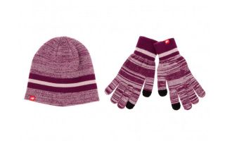 NEW BALANCE PACK GORRO Y GUANTES VIOLETA