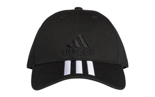 Gorra ADIDAS Six Panel Classic 3 Lineas Negro Blanco - Gran protección