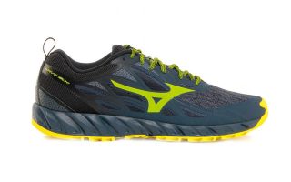 MIZUNO SHOE WAVE IBUKI NEGRO AMARILLO J1GJ1873 33