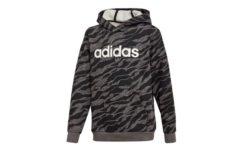 Adidas Linear black boy hoodie - Movement freedom