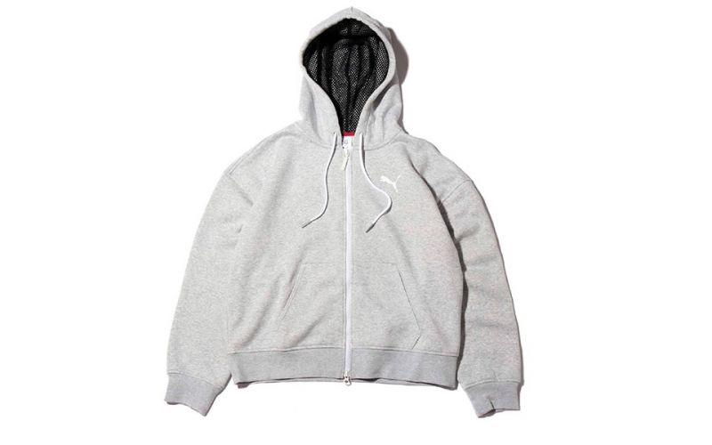 Sudadera Fz Hoodie Gris Mujer