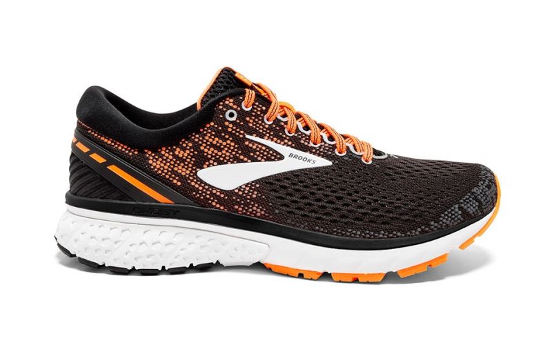 brooks ghost 11 black orange