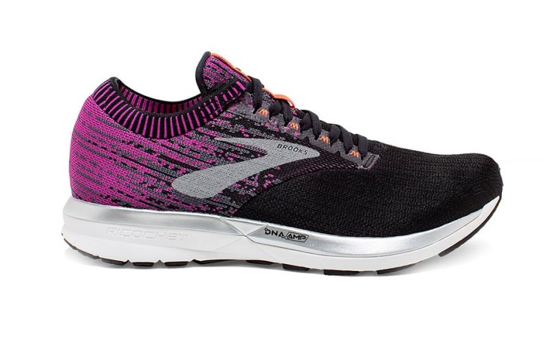 Brooks Ricochet Schwarze Lila Frau 1202821B080 - Farbe: Eu 41Größe: DAMEN- Erzeugniscode: 190340473609
