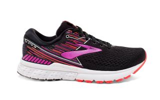 BROOKS ADRENALINE GTS 19 NEGRO FUCSIA MUJER 1202842A080