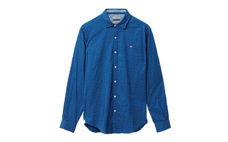 Napapijri Camisa Gergei Fantasy Azul - Farbe: Eu LGröße: HERREN- Erzeugniscode: 5400852261461