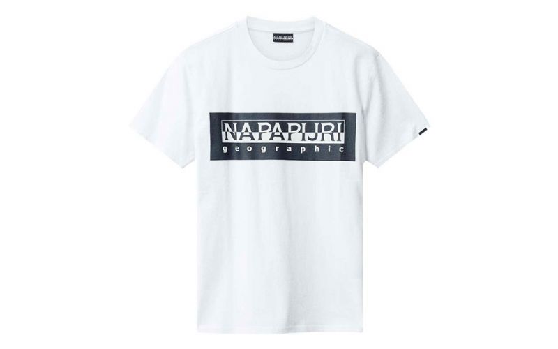 Napapijri Camiseta Napapijri Sele Blanco Negro - Farbe: Eu XlGröße: HERREN- Erzeugniscode: 5400852272986