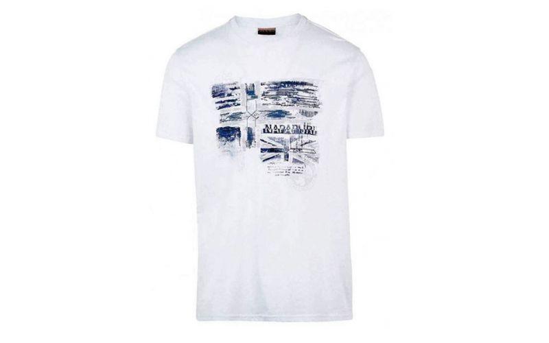 Napapijri Camiseta Salka Bright Blanco - Farbe: Eu MGröße: HERREN- Erzeugniscode: 5400852287881