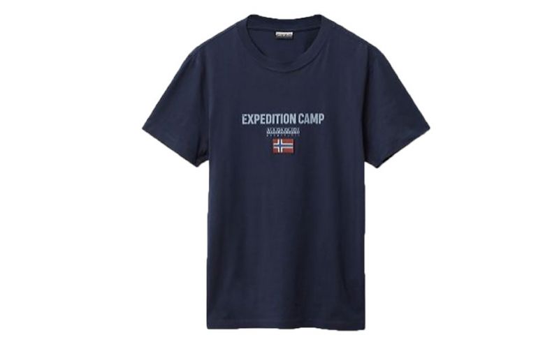 Napapijri Camiseta Sonthe Azul Marino - Farbe: Eu LGröße: HERREN- Erzeugniscode: 5400852299112