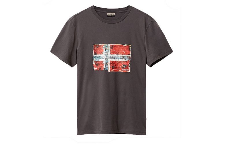 Napapijri Camiseta Seitem Gris - Farbe: Eu XxxlGröße: HERREN- Erzeugniscode: 5400852305295