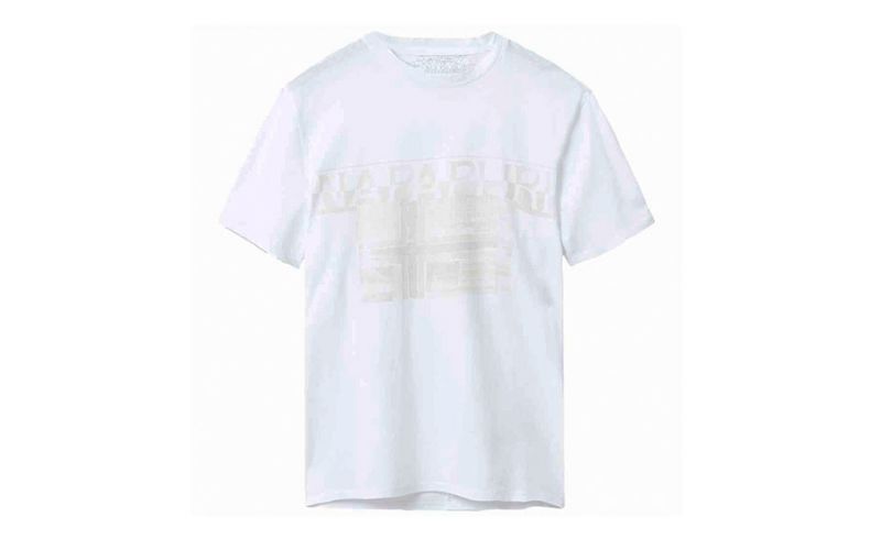 Napapijri Camiseta Sawy Blanco - Farbe: Eu SGröße: HERREN- Erzeugniscode: 5400852302287