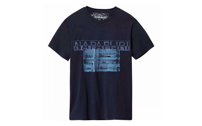 Napapijri Camiseta Sawy Azul Marino - Farbe: Eu XxlGröße: HERREN- Erzeugniscode: 5400852302423