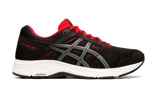 ASICS GEL CONTEND 5 NEGRO ROJO 1011A256 005