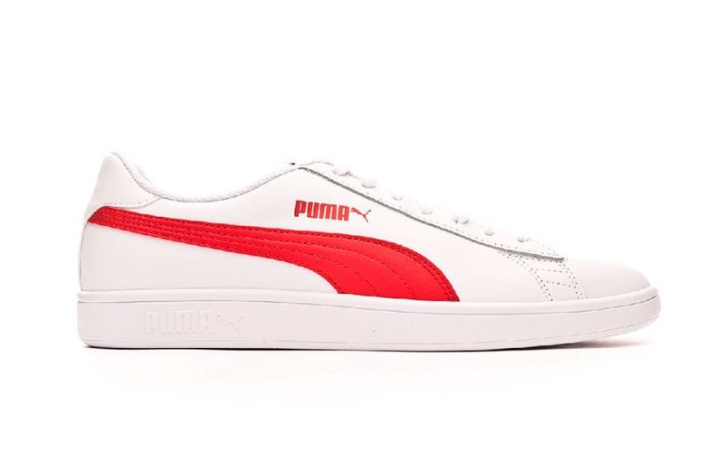 puma smash v2 rouge