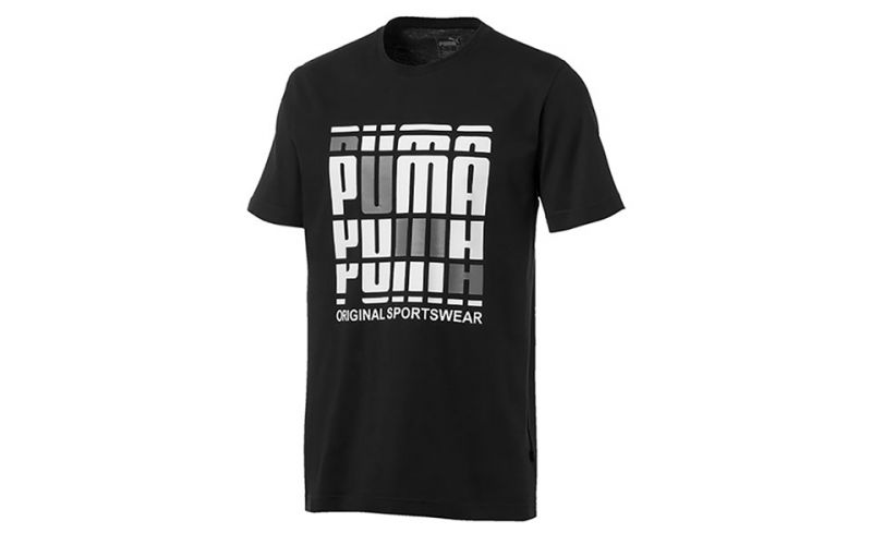 Puma Camiseta Tee Cotton Negro - Farbe: Eu MGröße: HERREN- Erzeugniscode: 4060978584915