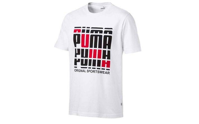 Puma T-Shirt Tee Cotton Weiss - Farbe: Eu SGröße: HERREN- Erzeugniscode: 4060978585110