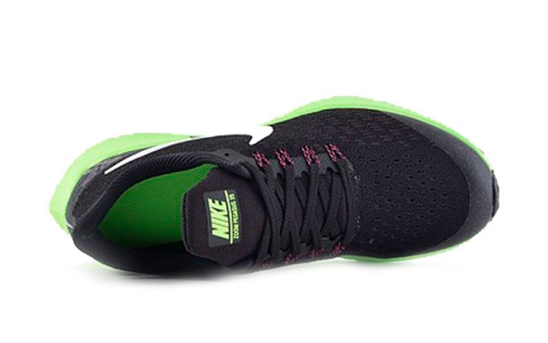 Nike Air Zoom Pegasus Negro Verde - Ajuste