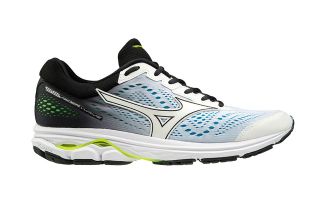 MIZUNO WAVE RIDER 22 BLANCO NEGRO AZUL J1GC1837 01