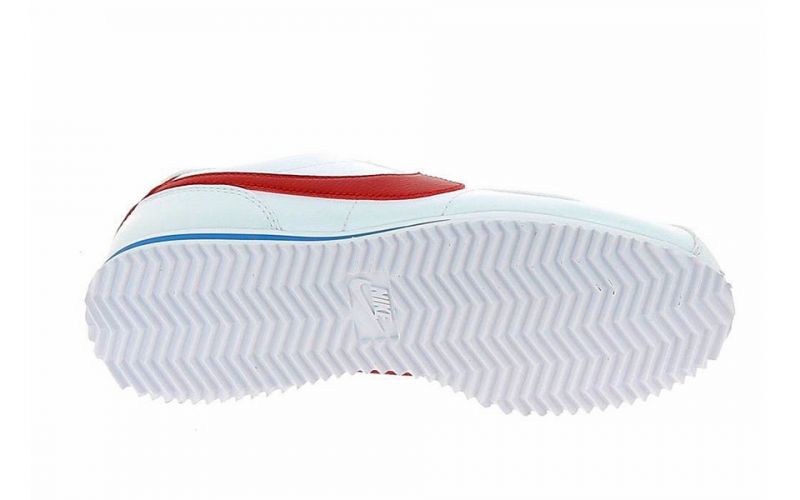 All white nike cortez junior sale