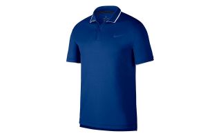NIKE POLO COURT DRY TEAM AZUL ELECTRICO