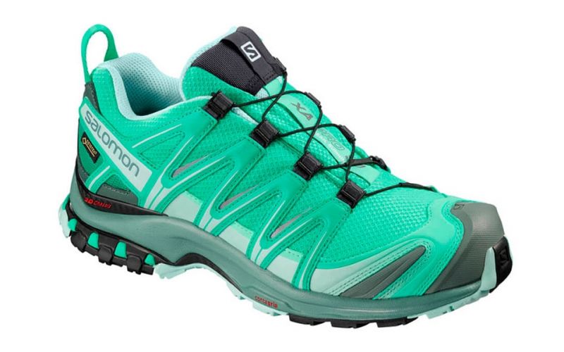 Salomon Xa Pro 3D Gtx Verde Mujer - Con upper impermeable